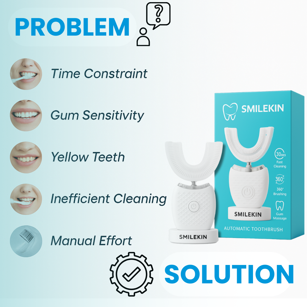 SmileKin™ Quick Effortles Sonic Brush